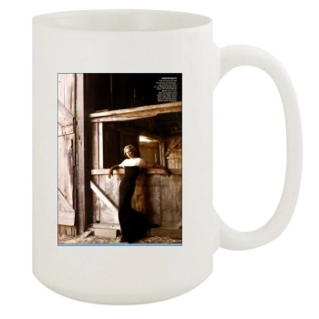 Charlize Theron 15oz White Mug