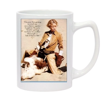 Charlize Theron 14oz White Statesman Mug