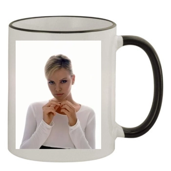 Charlize Theron 11oz Colored Rim & Handle Mug