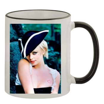 Charlize Theron 11oz Colored Rim & Handle Mug