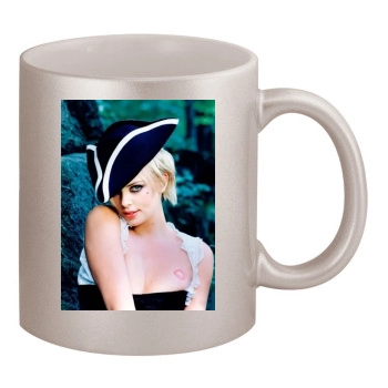 Charlize Theron 11oz Metallic Silver Mug