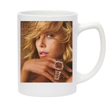 Charlize Theron 14oz White Statesman Mug