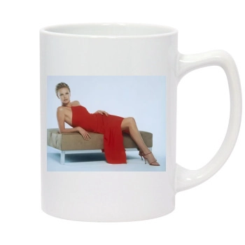 Charlize Theron 14oz White Statesman Mug