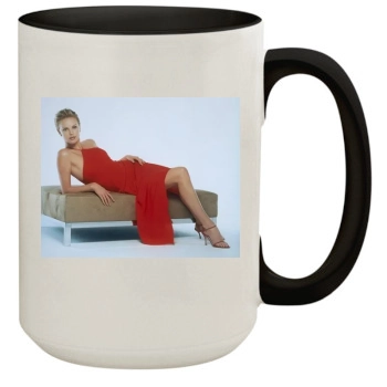 Charlize Theron 15oz Colored Inner & Handle Mug