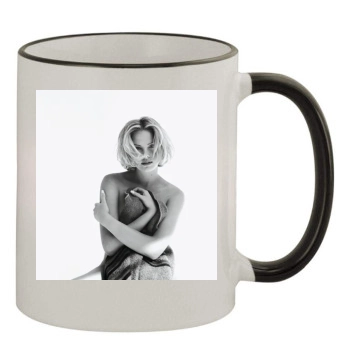 Charlize Theron 11oz Colored Rim & Handle Mug