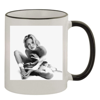 Charlize Theron 11oz Colored Rim & Handle Mug