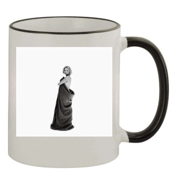 Charlize Theron 11oz Colored Rim & Handle Mug