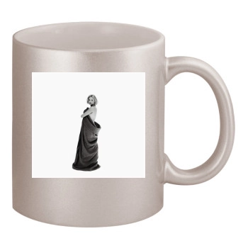 Charlize Theron 11oz Metallic Silver Mug