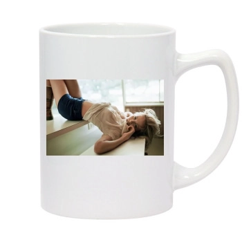 Charlize Theron 14oz White Statesman Mug