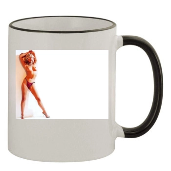 Jo Guest 11oz Colored Rim & Handle Mug