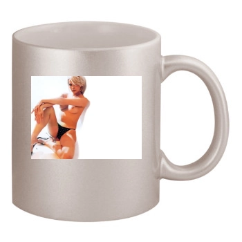 Jo Guest 11oz Metallic Silver Mug