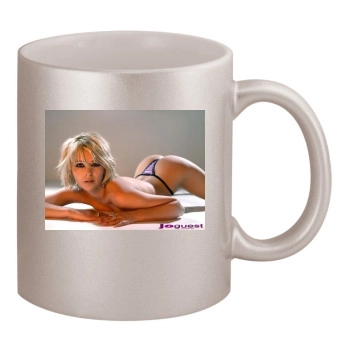 Jo Guest 11oz Metallic Silver Mug