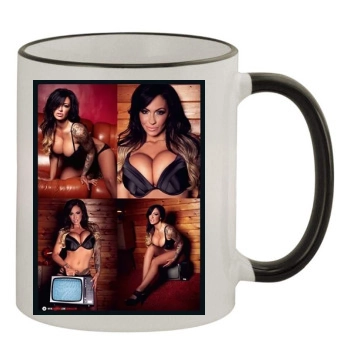 Jodie Marsh 11oz Colored Rim & Handle Mug