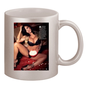 Jodie Marsh 11oz Metallic Silver Mug