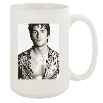 Christian Bale 15oz White Mug