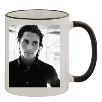 Christian Bale 11oz Colored Rim & Handle Mug