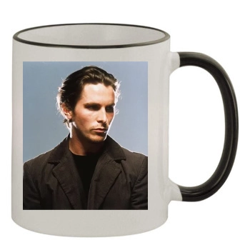 Christian Bale 11oz Colored Rim & Handle Mug