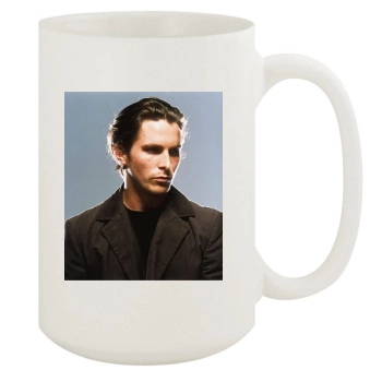 Christian Bale 15oz White Mug