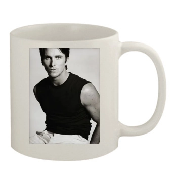 Christian Bale 11oz White Mug