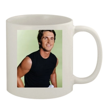 Christian Bale 11oz White Mug