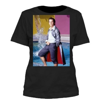 Christian Bale Women's Cut T-Shirt