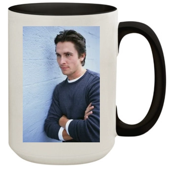 Christian Bale 15oz Colored Inner & Handle Mug