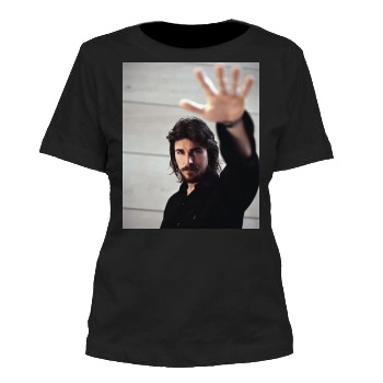 Christian Bale Women's Cut T-Shirt