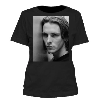 Christian Bale Women's Cut T-Shirt