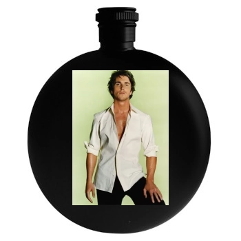 Christian Bale Round Flask