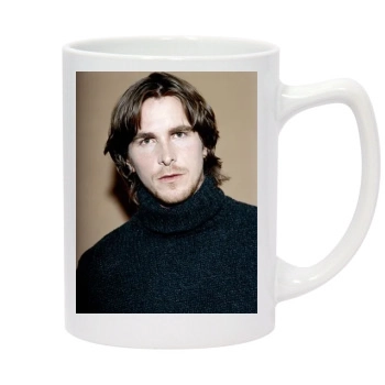 Christian Bale 14oz White Statesman Mug