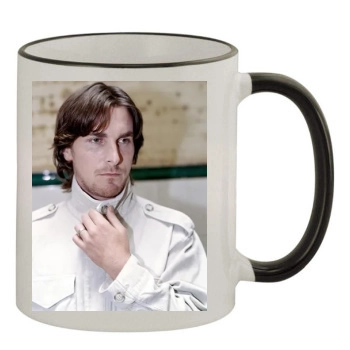 Christian Bale 11oz Colored Rim & Handle Mug