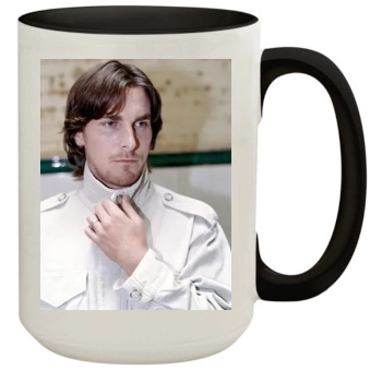 Christian Bale 15oz Colored Inner & Handle Mug