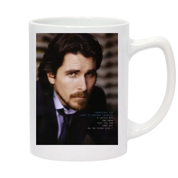 Christian Bale 14oz White Statesman Mug