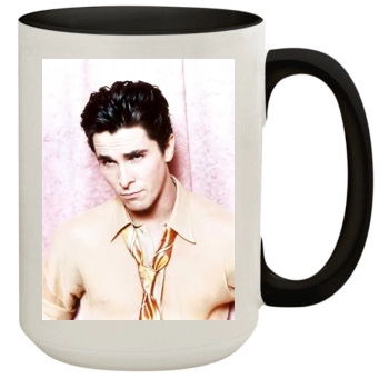 Christian Bale 15oz Colored Inner & Handle Mug