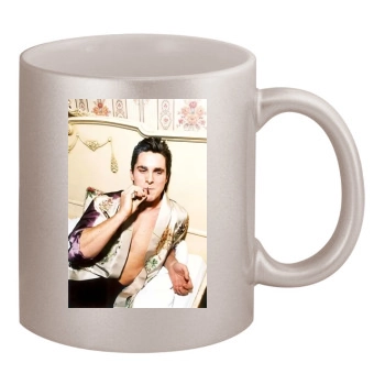 Christian Bale 11oz Metallic Silver Mug