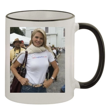 Christie Brinkley 11oz Colored Rim & Handle Mug