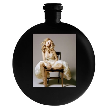 Christina Aguilera Round Flask