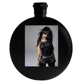 Christina Aguilera Round Flask