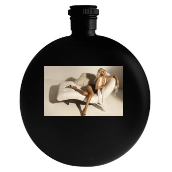 Christina Aguilera Round Flask