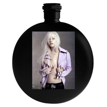 Christina Aguilera Round Flask