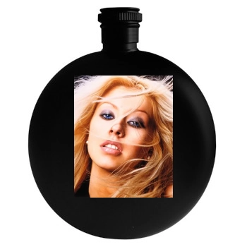 Christina Aguilera Round Flask