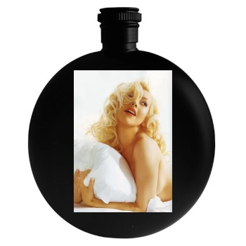 Christina Aguilera Round Flask