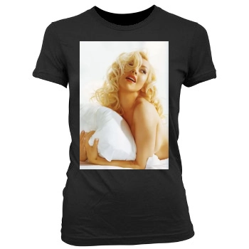 Christina Aguilera Women's Junior Cut Crewneck T-Shirt