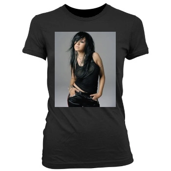 Christina Aguilera Women's Junior Cut Crewneck T-Shirt