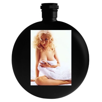 Christina Aguilera Round Flask