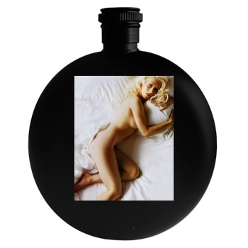 Christina Aguilera Round Flask