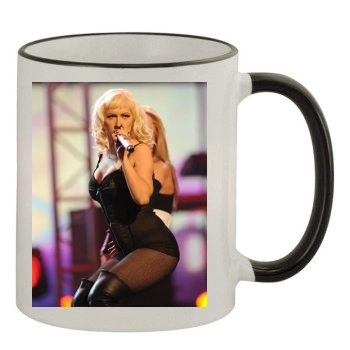 Christina Aguilera 11oz Colored Rim & Handle Mug