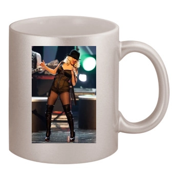 Christina Aguilera 11oz Metallic Silver Mug