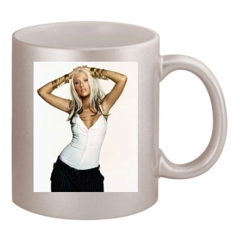 Christina Aguilera 11oz Metallic Silver Mug