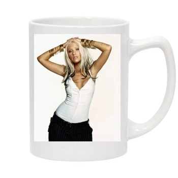 Christina Aguilera 14oz White Statesman Mug